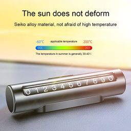 Car Dashboard Number Display Card, Mobile Number Display for Car, Temporary Car Parking Mobile Number Display image 3