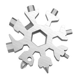 Drumstone (𝐋𝐢𝐦𝐢𝐭𝐞𝐝 𝐓𝐨𝐝𝐚𝐲) 18-in-1 Multifunctional Snowflake Multi-Tool, Perfect for Camping, Cycling Versatile Design for Quick Fixes Multi-Tool Adventures 𝟏𝟓 𝐘𝐄𝐀𝐑𝐒 𝐖𝐀𝐑𝐑𝐀𝐍𝐓𝐘 image 1