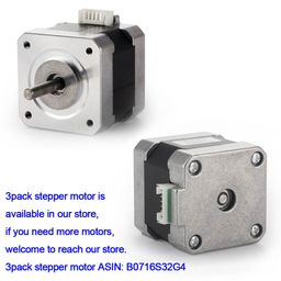 TB6600 4A 9-42V Stepper Motor Driver CNC Controller with Stepper Motor Nema 17 Bipolar 1.7A 40N.cm Holding Torque and Motor Mounting Bracket for 3D Printer Hobby CNC Router XYZ by Beauty Star image 3