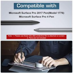 Excefore Pen Tips for Surface Pen Set, 2H H HB B Tips Kit Refill Replacement for Microsoft Surface Pro 9 8 7 6 5 4 Series/Surface Book 1 2 / New Surface Pro/Surface Go/Surface Laptop Touch Stylus Pen image 2