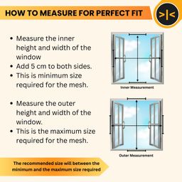 generic Ganpati Fiberglass Mesh Mosquito Net Pre Stitched With Fastener Tape On All Four Borders Window Mosquito Net, 120 Gsm Fiberglass Insect Net (2 X 3 Feet) - White image 4