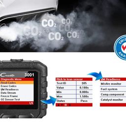 xpr3ss launch tech usa Launch Tech USA X431 CR3001 Full OBD2 Scanner OBD 2 Engine Code Reader Creader 3001 Car Diagnostic tool image 3