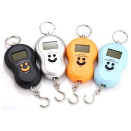 kaleo 40Kg 10g Portable Handy Pocket Smile Mini Electronic Digital LCD Weighing Scale image 5