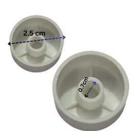 aruyir Ceiling Fan Speed Control Switch requlater Cap Replacing Parts (Inside Pack 3 numbers knobs) image 3
