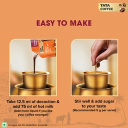 tata coffee grand Tata Degree Kaapi Filter Coffee Decoction Liquid 200ml, Easy to Make, Filter Coffee Like Experience image 5