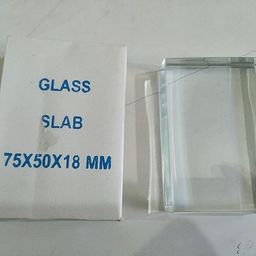 generic Rectangular GLASS SLAB (75x50x18 mm) Pack of 1 For Ray optics Activity Science Experiment Physics Lab Apparatus image 5