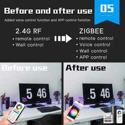 Protium ZigBee bridge/Gateway for Non Smart RF 2.4Ghz Lighting controllers image 5