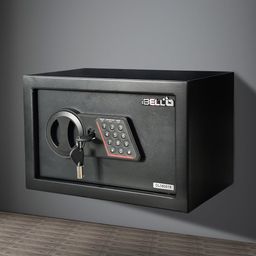 iBELL SL-20B Digital Electronic Safe Locker for Personal and Office Use | 20L Black Locker with White LED, Light and Emergency Key Access, 12 Months Warranty image 2