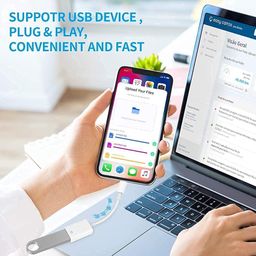 Lighning to USB Camera Adapter, USB 3.0 OTG Cable for ifone/iPad to Connect Card Reader, USB Flash Drive, U Disk, Keyboard, Mouse, Hubs, MIDI, Plug & Play (White) image 4