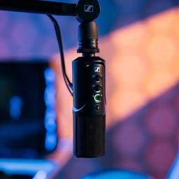 SENNHEISER Profile Streaming Set (with Boom Arm) USB Microphone for Podcasting, Recording, Streaming & Gaming. Built-in Headphone Output, All Metal housing and Cardioid Condenser Capsule image 4