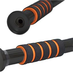 LAFILLETTE Indoor Home Multifunction Adjustable Abdominal Training Bar, Exercise Bar, Pull-up Door Bar, Multi-Exerciser with Adjustable Size (Red & Black) image 5
