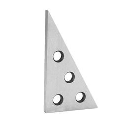 3nh 3NH® 2PCS Precision Machinist Measurement Tool Angle Block Ruler 30/45/60/90 Degree Inch Metric Triangle Steel Block Angle image 3