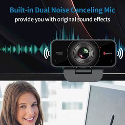 Angetube Full HD 1080P Webcam with Microphone USB Web Camera for PC/Desktop/Laptop/Mac Live Streaming Web Cam for Zoom/Skype/Teams/Xbox, Plug and Play Setup for Video Conferencing image 3