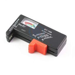 Lovely Home 1 Pc Universal Battery Tester for AA/AAA/C/D/9-volt Rectangular and Button Cell Batteries - Black image 1