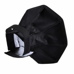 hanumex Hanumex® Octagun Photography Mini Softbox Flash Softbox Diffuser Camera Photo Foldable Soft Box Flash for Canon Nikon Sony Speed Light (Octacore Flash Soft Box) image 3