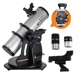 Celestron – StarSense Explorer 130mm Tabletop Dobsonian Smartphone App-Enabled Telescope – Works with StarSense App to Help You Find Nebulae, Planets & More – iPhone/Android Compatible image 1