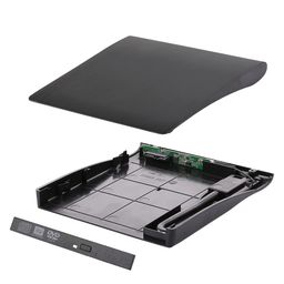 homgee Ultra Slim Portable USB 3.0 SATA 12.7mm External Optical Disk Drive Case Box for PC Laptop Notebook image 4