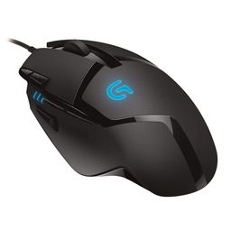logitech g Logitech G402 Hyperion Fury USB Wired Gaming Mouse, 4,000 DPI, Lightweight, 8 Programmable Buttons, Compatible for PC/Mac - Black image 1