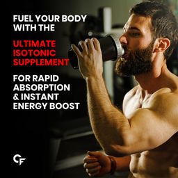 Carbamide Forte Isotonic Powder | Pre Workout Supplement For Men And Women| Instant Energy Drink for PreWorkout | Electrolytes Powder with added BCAA & L Glutamine - Litchi Flavour - 500g (Pack of 1) image 4