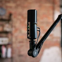 SENNHEISER Profile Streaming Set (with Boom Arm) USB Microphone for Podcasting, Recording, Streaming & Gaming. Built-in Headphone Output, All Metal housing and Cardioid Condenser Capsule image 5