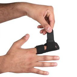 goodshealthshop Neoprene Pain Relief Trigger Finger Fix Splint Straightening Fracture Finger Corrector Brace Sprain Dislocation Fracture Finger Splint Concealer Support, One Size image 1