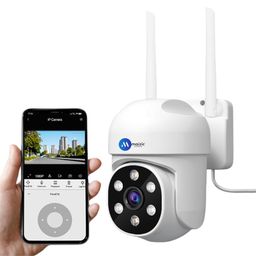 Maizic Smarthome Ultracam 5MP 36IRS UHD Wi-Fi Outdoor CCTV Camera for Home with Color Night Vision, Motion Tracking, Two Way Talk and Multi Users View, 2 Years Warranty (S- 4 MP Ultracam Fox) image 1