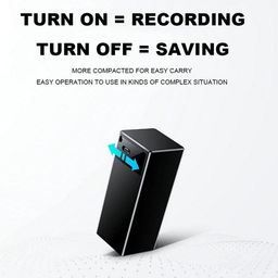 DDLC 32GB Voice Activated Recorder with The Longest Battery Life, Continuous Recording up to 200 Hours MP3 Audio Records for Home Office Class Interviews Car (hi 32gb Voice Recorder) image 4