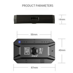 Huaishu M1 Pro Key D Mouse Converter Portable Mobile Game Key D And Mouse Adapter Bt5.0 Connection Port Android Ios System, Auxiliary image 2
