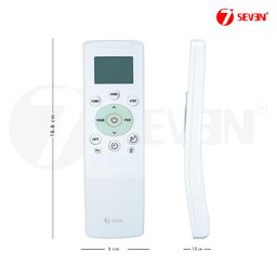 7 seven 7SEVEN® Compatible for Carrier Ac Remote Original RG56CMI Model Suitable for Window and Split Air Conditioner, Make Sure Existing Remote Controller Replicate and Match Exactly image 2