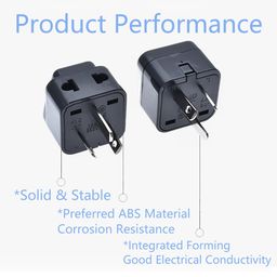 hodaqe 3 Pin Multi Plug Socket, India to Australia, China & New Zealand and More Plug Converter, 2 in 1 Type I Plug Adapter for Laptop, Camera, Chargers, Etc (Pack of 1) image 4