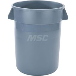 PRO SOURCE Gray Polyethylene Trash Can: 32 Gallon image 1