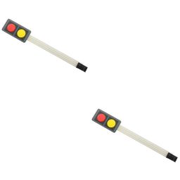 Pro3D (2 pc) 2 Key 2Ã—1 Matrix Membrane Switch Keypad image 1