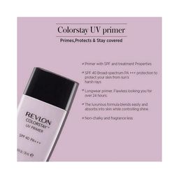 Revlon Colorstay Uv Primer Spf 40, Transparent, 30 ml image 3