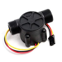 Techleads YF-S201 Water Flow Sensor Sea YFS201 Flowmeter/Hall Effect Flowmeter G1/2 1-30L per Min (1-30L/Min) 2.0 Mpa for Diy Arduino image 3