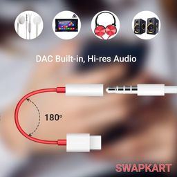 NIXST Type C to 3.5mm Splitter Audio Jack Converter Adapter Headphones Jack Compatible with only OnePlus Devices 6 6T 7 7T 8 8T and Pro Devices(Earphone's Volume Up Down Keys,Mic Supportable image 5