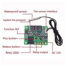 Robocraze W1209-50~100 Digital Thermostat | Digital Temperature Controller image 2