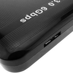 care case for External case for SEAGATE 2.5" HDD SATA 3.0 to USB 3.0 to 5 Gbps Plastic Black Hard Disk Storage Device for Computer Laptop image 3