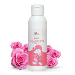 AIR-ROMA Pure, Natural and Undiluted Aroma Diffuser Oil - 100ml (Japanese Rose) Fragrance for Home & Office | Humidifier, Diffuser | No Chemicals, Additives, Artificial Fragrance image 1