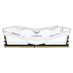 TeamGroup T-Force Delta RGB 16GB 6000MHz (6000MT/s) CL38 White DDR5 Desktop Gaming Memory, Metal Heatsink, ARGB Sync, ECC, XMP 3.0/EXPO, Compatible With Intel/AMD CPU, High Performance Low Latency RAM image 4