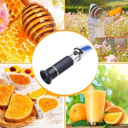 Labart 3-in-1 Honey Refractometer for Honey Moisture, Brix and Baume, 58-90% Brix Scale Range, Honey Moisture Tester with ATC, Ideal for Honey, Fruit jam and Molasses, Beekeepers (ANALOG) image 5