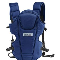 Ineffable Baby Carrier Bag in 3-in-1 Ergonomic Adjustable Sling Kangaroo Design with Carrying Basket for Front & Back Use for Infant Child and Mother Travel - 0 to 2 Year (Blue) image 1