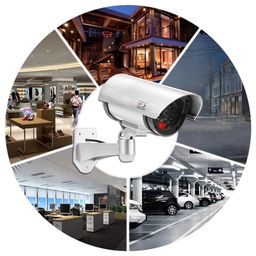 SNkachariya Dummy Security Camera Realistic Look Dummy Security CCTV Outdoor Camera Fake Dummy IR CCTV Security Camera Waterproof Wireless Blinking Flashing image 4