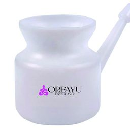 AVSI Plastic Jala Neti Pot Lota 500 ml Jal Neti for Health and Yoga Use Made of virgin plastic (White) image 3