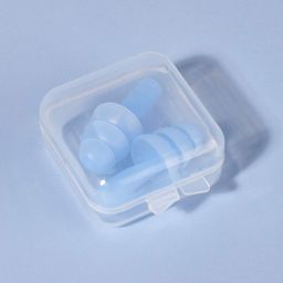 mayis 1 Pair Reusable Ear Plugs Waterproof Noise Reducing and Sound Blocking Earplug with Box-MAYIS image 4