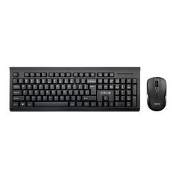 circle complete technology Circle Silent Pro Wireless Keyboard Combo A9 (Black) with DPI 800/1200/1600 with Unique Slim Design, Spill Resistance, Ultra Low Battery Power Consumption, KAILH Silent Switch in Mouse. image 1
