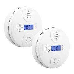 ledronco Carbon Monoxide Detector,CO Alarm Detector with Digital Display and Sound Alarm for Home 2pcs image 1
