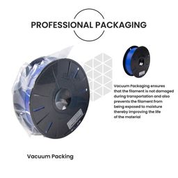 Tesseract Premium ABS 1.75mm 3D Printing Filament | Dimensional Accuracy +/- 0.03mm | Compatible with Most FDM Printers | 1 KG 3D Printer Filament - ABS Blue (Quantity 1) image 5