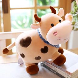 SCOOBA Super Soft 30cm Small White Color Cow Soft Toy - Polyfill Washable Cuddly Soft Plush Toy - Helps to Learn Role Play image 2