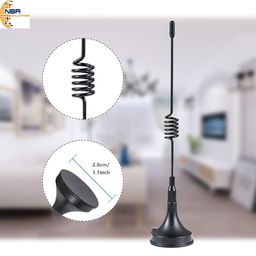 generic NBR Magnetic Base Spring Omni Antenna 433 MHz Antenna 3dBi with SMA Male 3M RG174 Cable Direction for Raspberry Pi NFC GSM ISM CUL USB CCU3 CCU2 CC1101 image 3