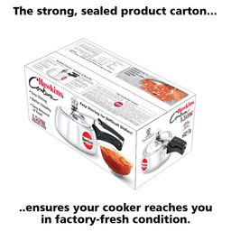 Hawkins 1.5 Litre Contura Pressure Cooker, Handi Inner Lid Baby Cooker, Silver (HC15) image 4